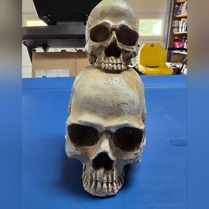 Decorative Skull Sculpture Set